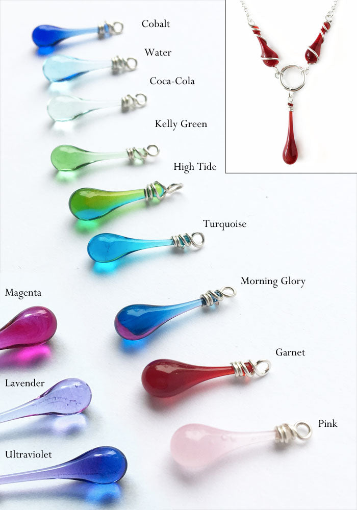 Andromeda Necklace - glass Necklace by Sundrop Jewelry