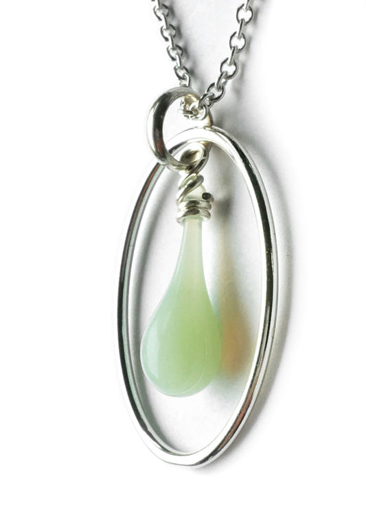 Jadeite Cameo Necklace