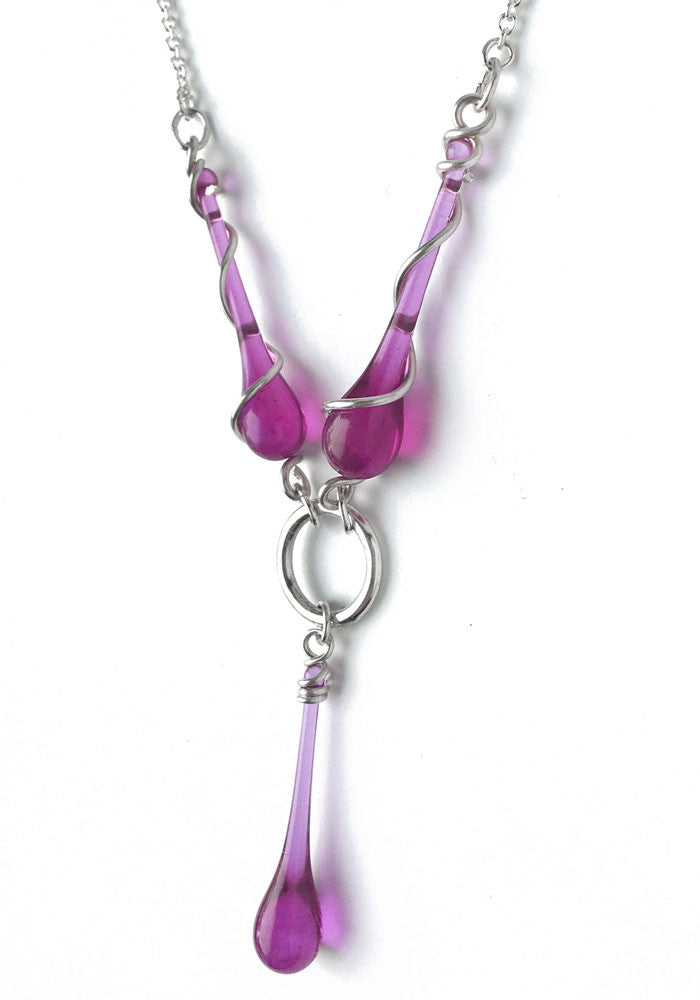 Andromeda Necklace - glass Necklace by Sundrop Jewelry