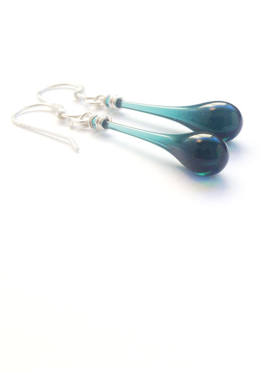 Teal Solaris Earrings