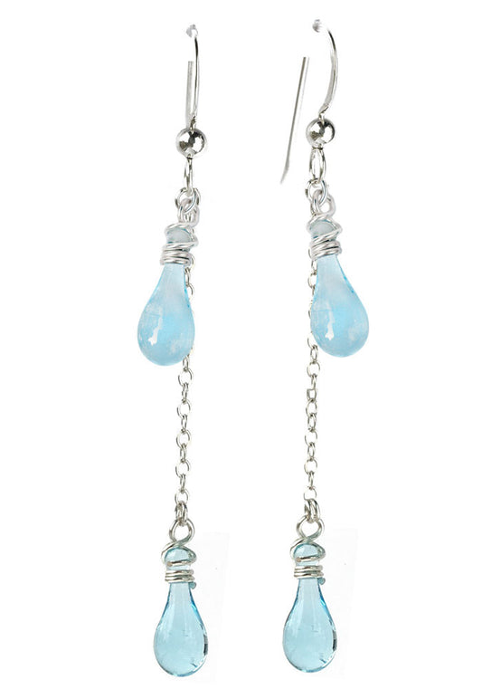 Eriantha Earrings - glass Jewelry by Sundrop Jewelry