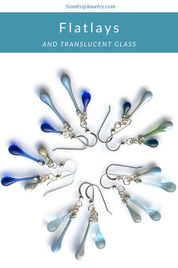 Jewelry flatlays and the problems with translucent glass