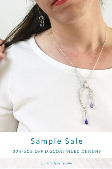 The last of these whimsical, discontinued designs will be half off during my sample sale this week!