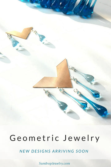 New geometric jewelry designs from Sundrop Jewelry