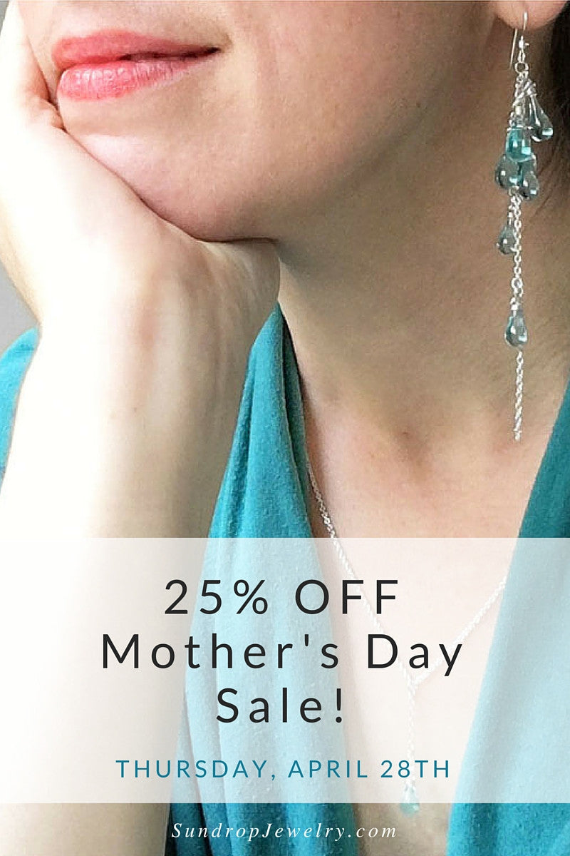Exclusive 25% OFF Mother’s Day Sale - this Thursday!