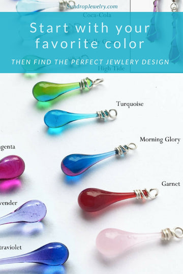 Start with your favorite color then find the perfect jewelry design