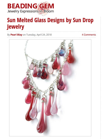 Sun Melted Glass Designs by Sun Drop Jewelry on BeadingGem