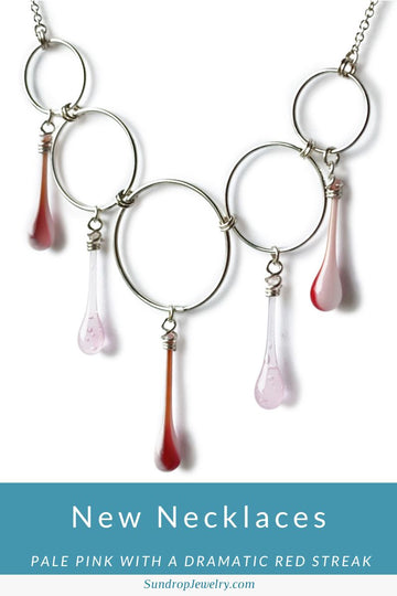 New pink necklaces!
