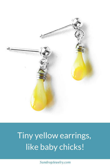 Tiny and yellow, just like baby chicks!