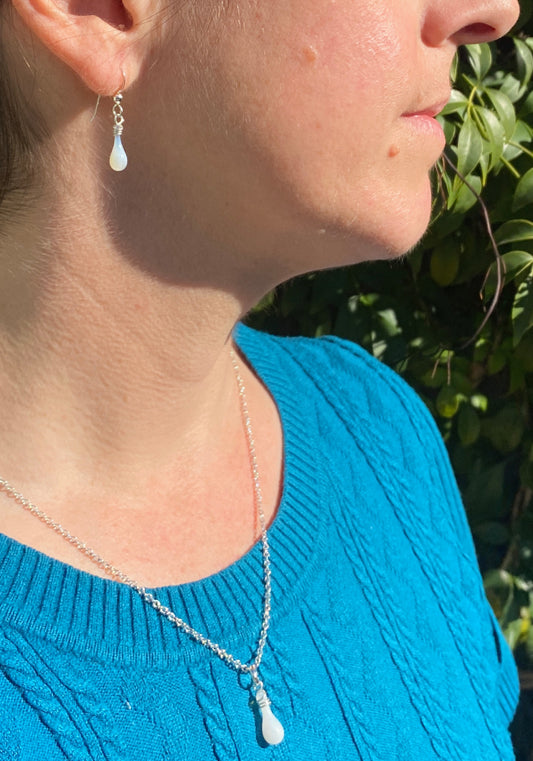 Cloud Dancer Demi Earrings