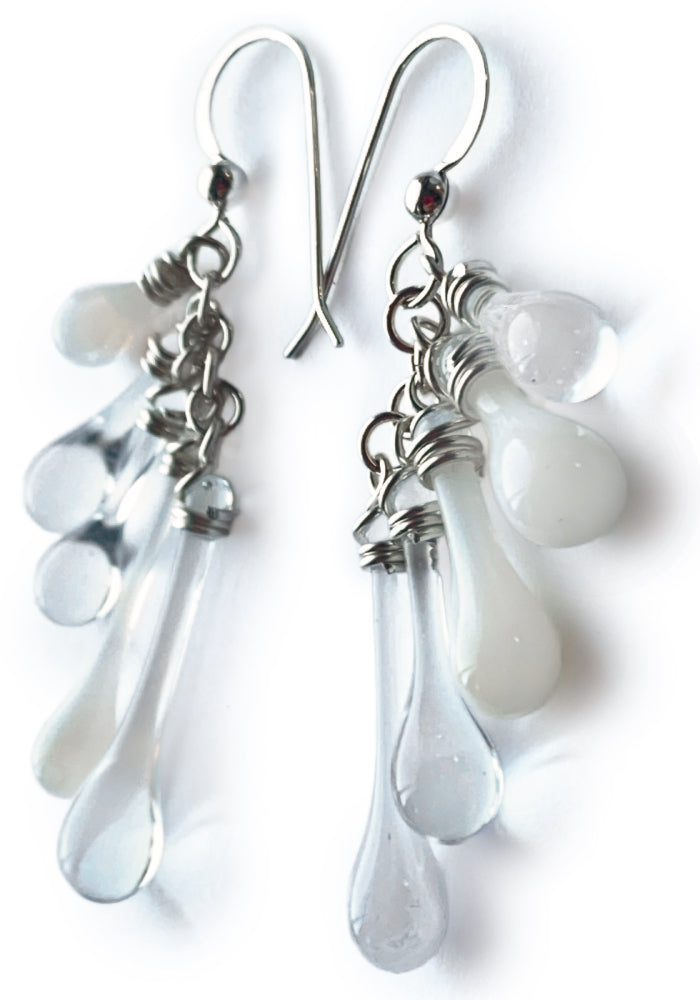 Cascade Earrings: "Cloudy with a chance of raindrops" - Sundrop Jewelry