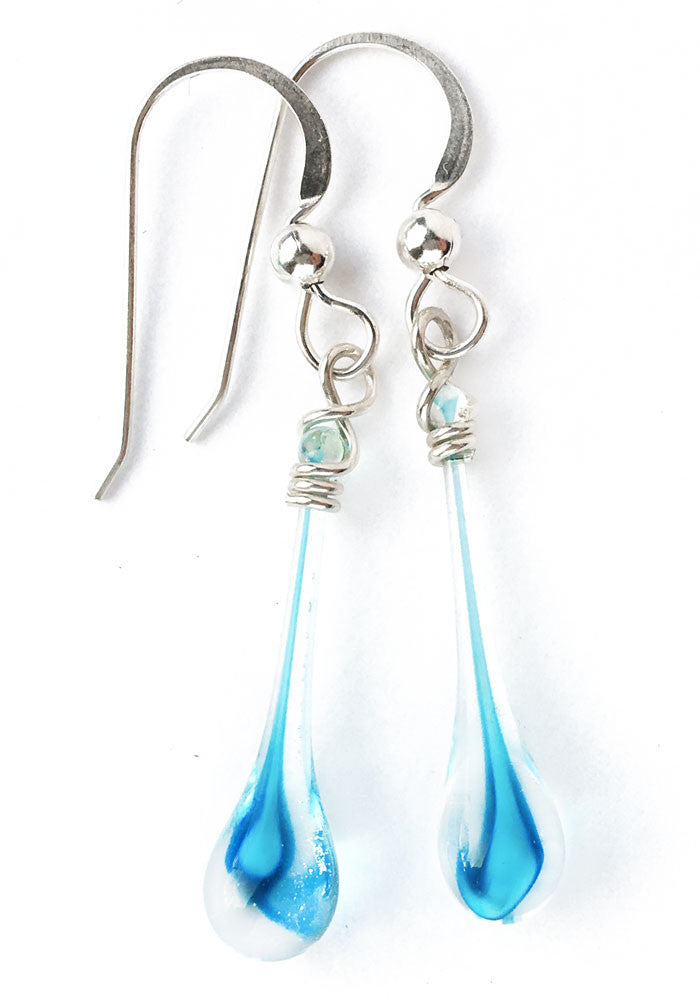 Solaris Glass Earrings - glass Earrings by Sundrop Jewelry