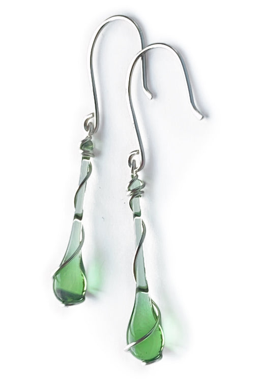 Kelly Lyra Earrings with handmade earwires