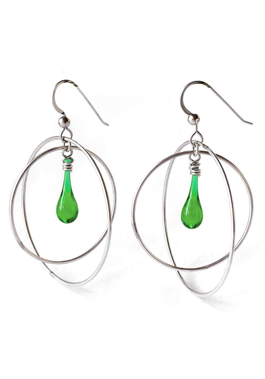 Gyroscope Earrings, large