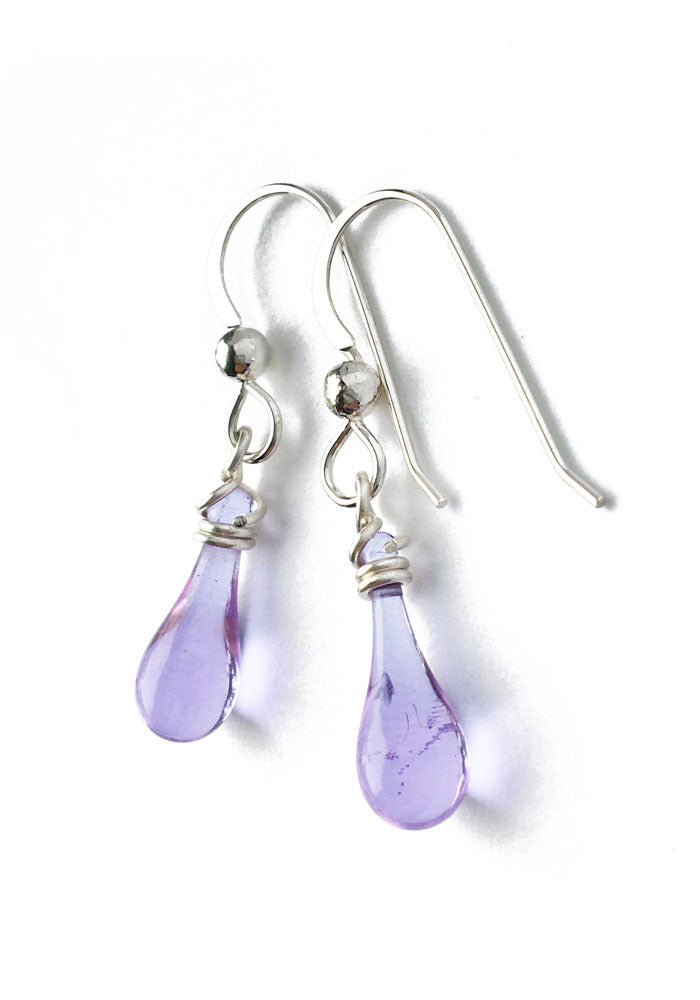 Demi Drop Earrings - glass Earrings by Sundrop Jewelry