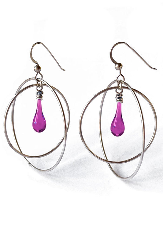 Gyroscope Earrings, large