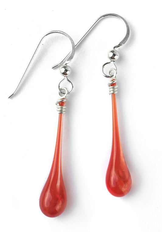 Ruby Swirl Solaris Earrings