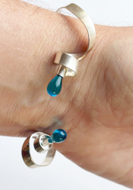 Ribbon Bracelet, Turquoise