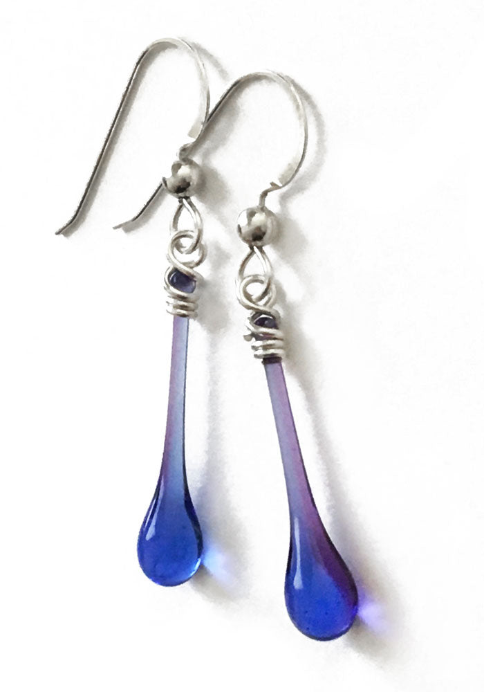 Solaris Glass Earrings - glass Earrings by Sundrop Jewelry