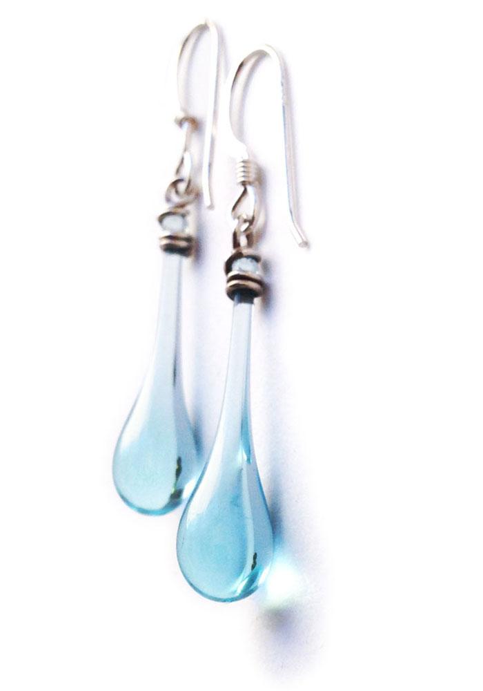 Solaris Glass Earrings - glass Earrings by Sundrop Jewelry