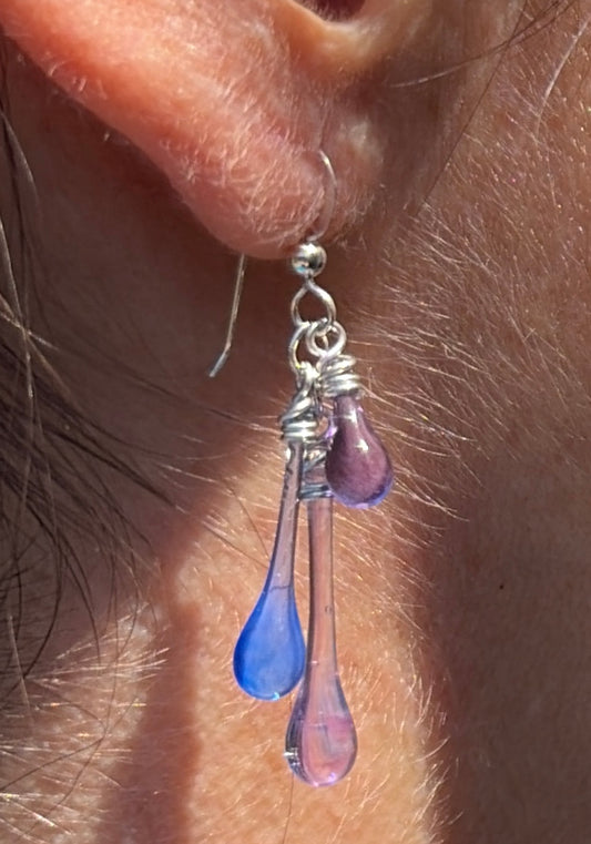 Wisteria Trio Earrings - Sundrop Jewelry