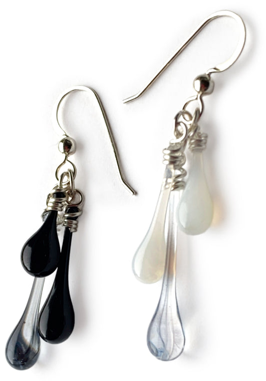 Yin and Yang Trio Earrings