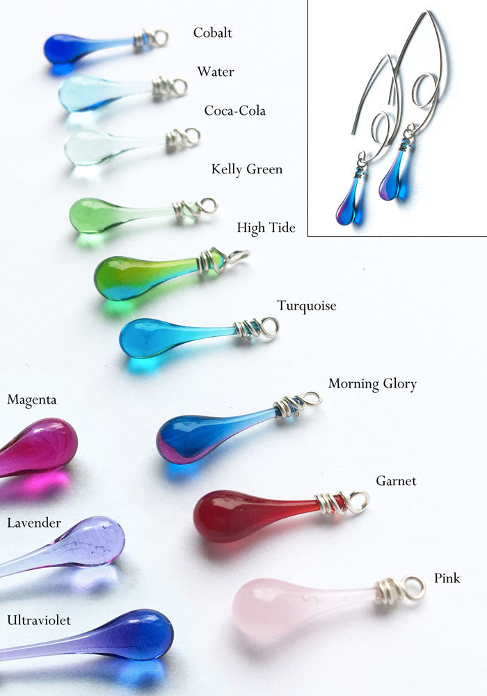 Loop-de-Loop Earrings - glass Earrings by Sundrop Jewelry