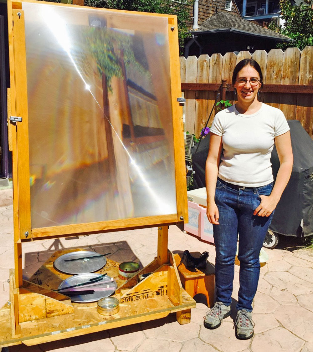 Fiddlehead Cameo Necklace - glass Necklace by Sundrop Jewelry