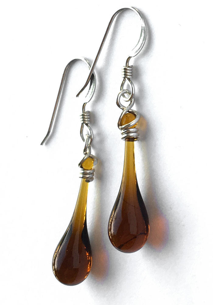 Bottle Brown Solaris Earrings - Sundrop Jewelry