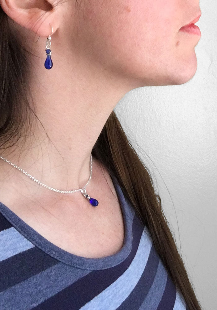 Brown Demi Drop Earrings - glass Jewelry by Sundrop Jewelry