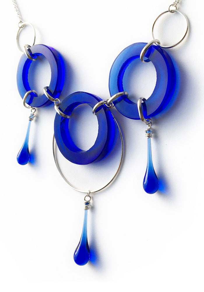 Perseid Necklace - glass Jewelry by Sundrop Jewelry