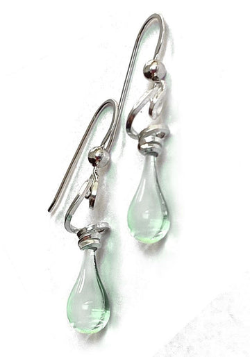 Short Tendrils Earrings, Coca-Cola
