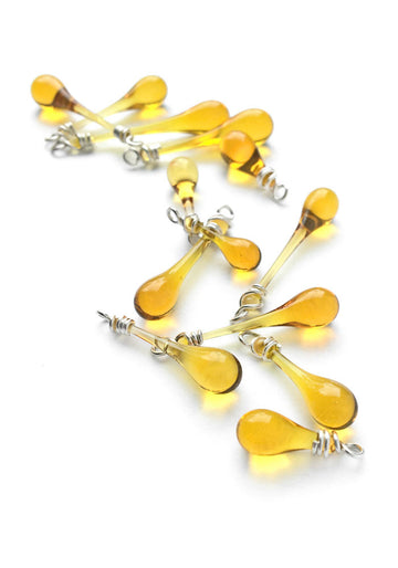 November Birthstone: Topaz - glass Jewelry by Sundrop Jewelry
