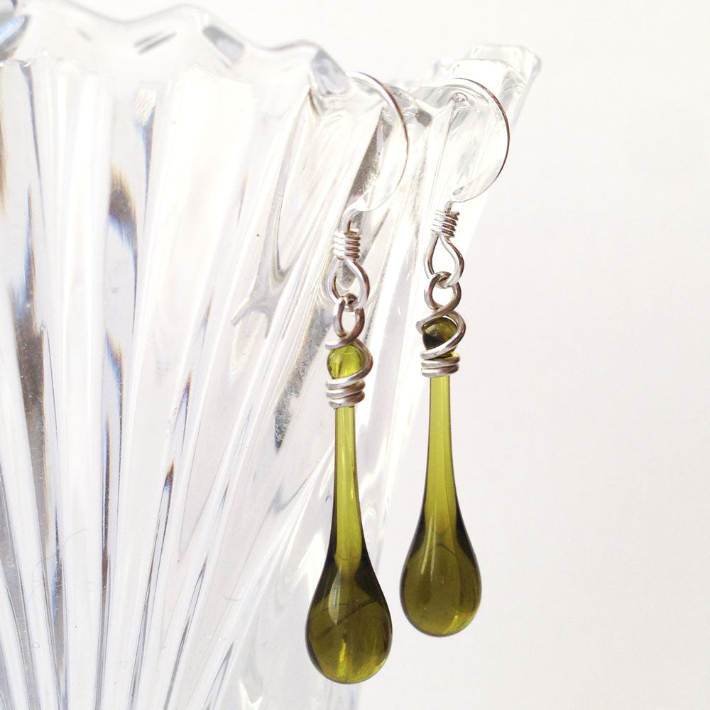 Martinellis Solaris Glass Earrings - glass Jewelry by Sundrop Jewelry