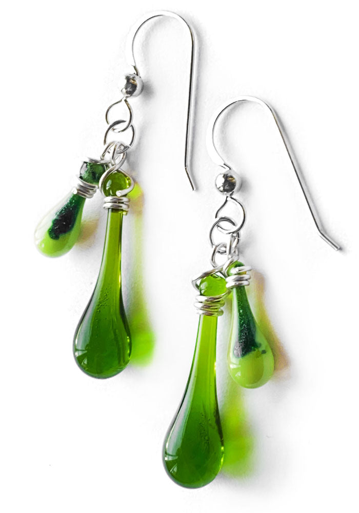 Spring Greens Duet Earrings II