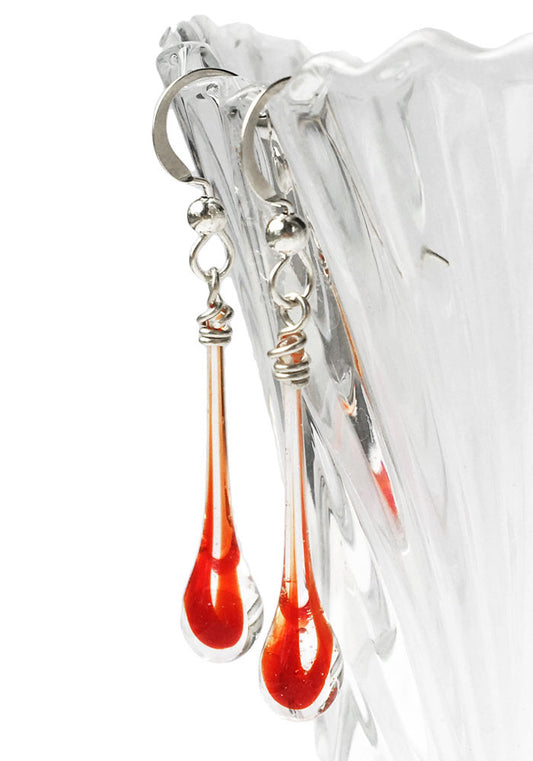 Red Tornado Solaris Earrings - Sundrop Jewelry