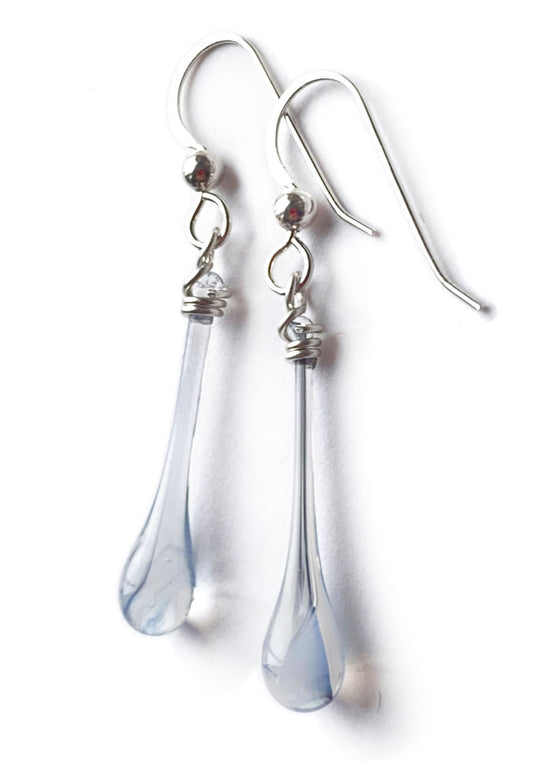 Smoke Solaris Earrings, pale